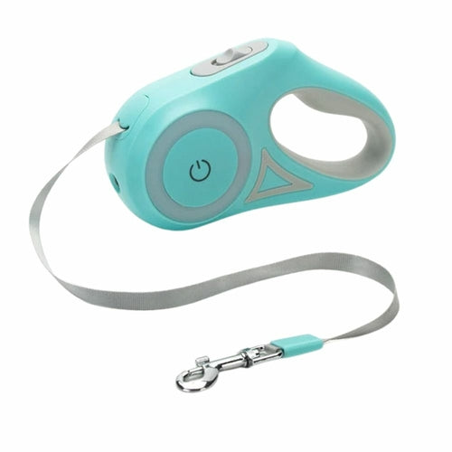 GlowLead Automatic Retractable Dog Leash with LED