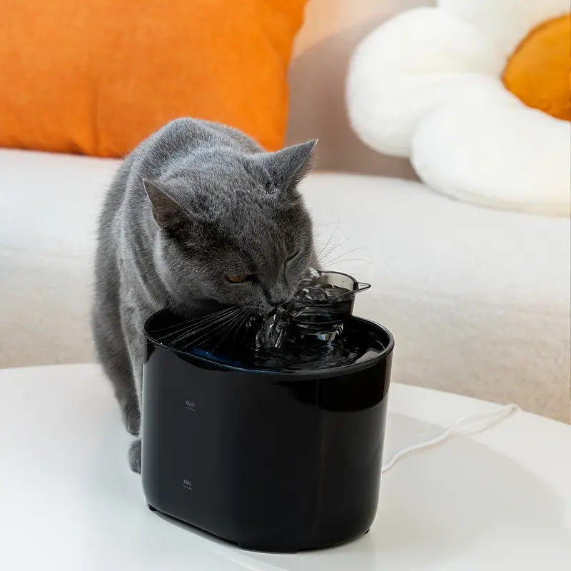 SmartFlow 2.2L USB Pet Water Fountain | Black