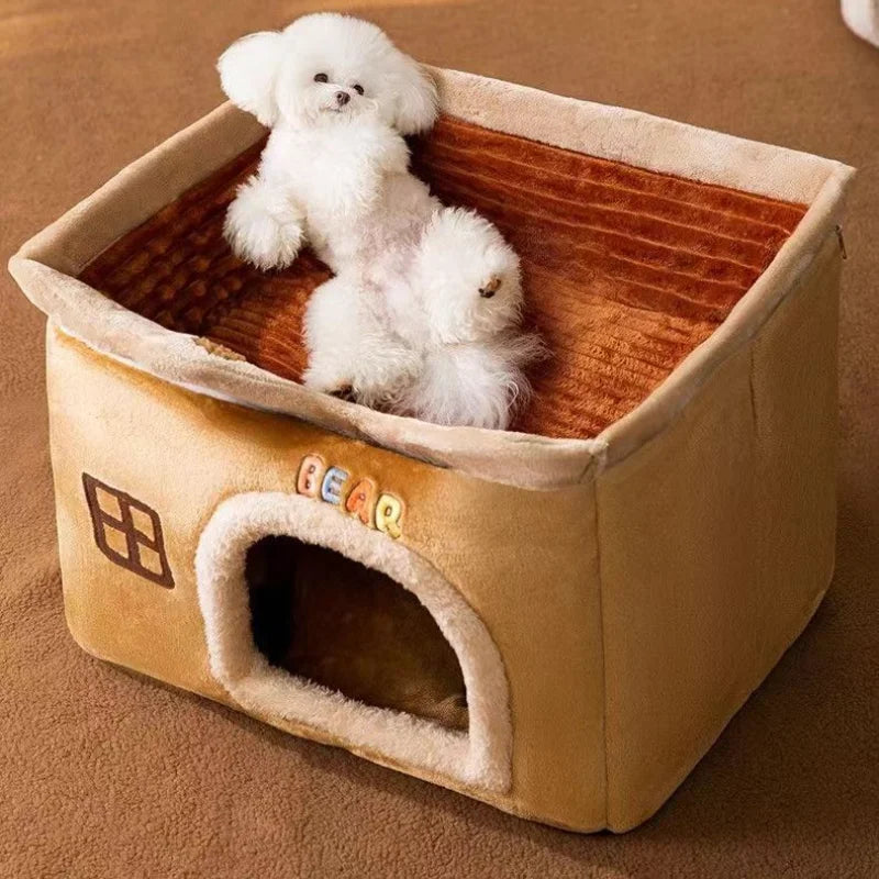 PurrNest 2-in-1 Foldable Pet Cave