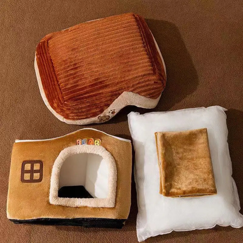 PurrNest 2-in-1 Foldable Pet Cave