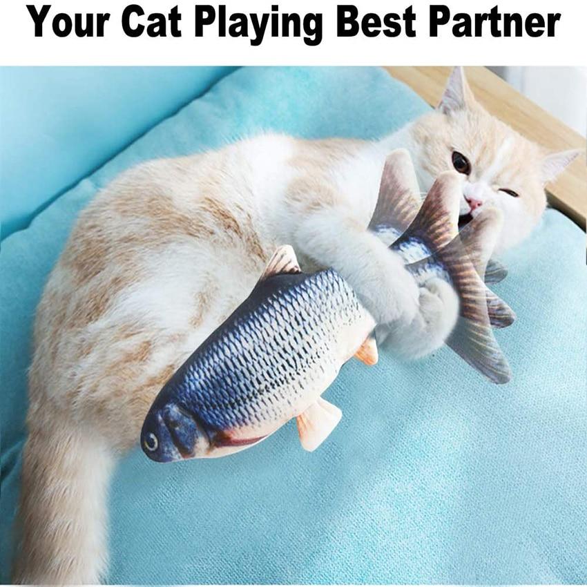 PurrFlip USB Rechargeable Flopping Fish Toy