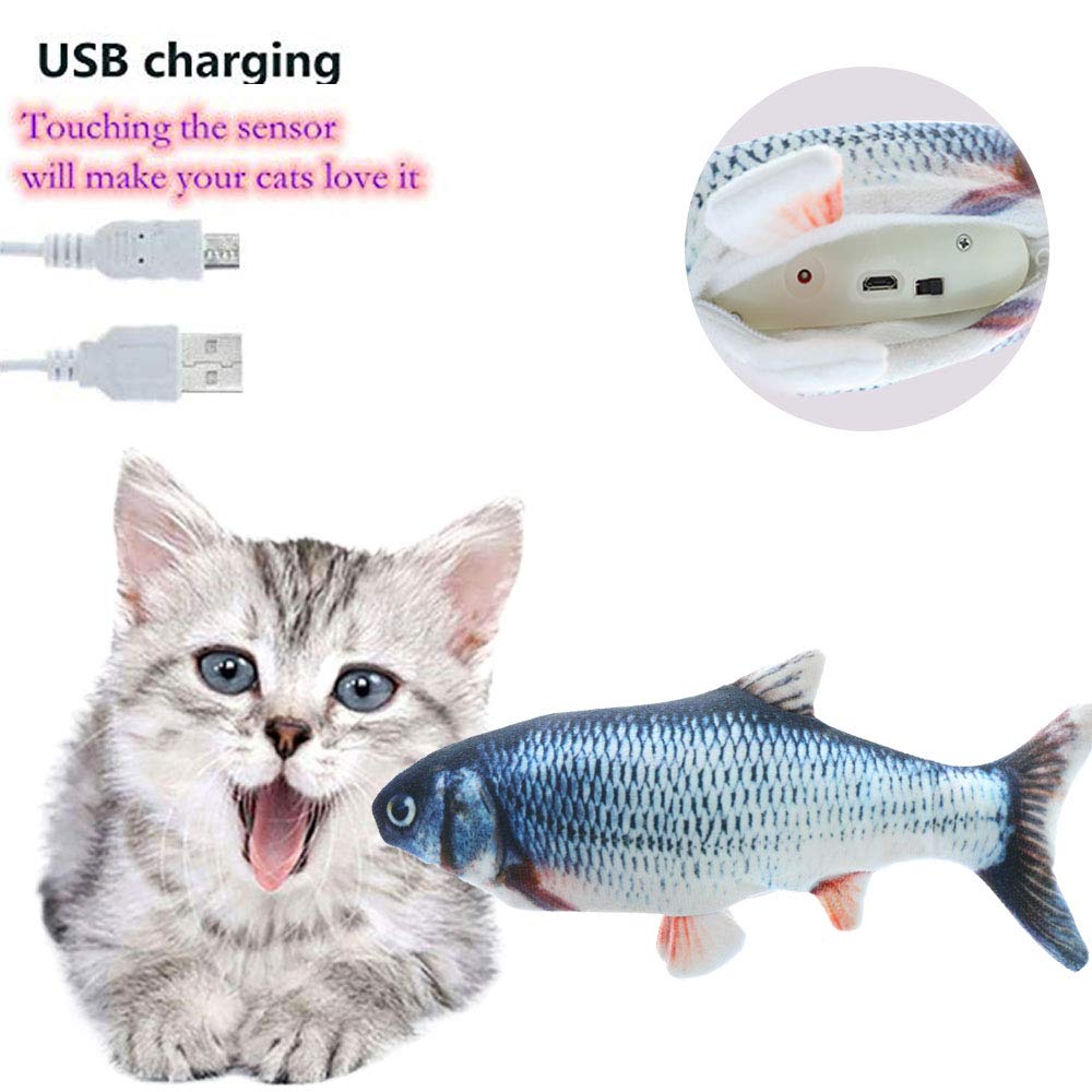 PurrFlip USB Rechargeable Flopping Fish Toy